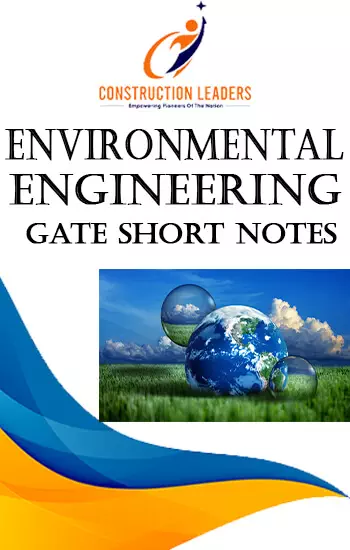 Environmental Engineering GATE Short Notes